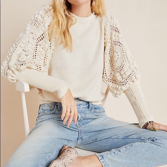 Anthropologie Sweaters - LAST CALL:Designer Stella Pardo Hand-Knit Fiorella